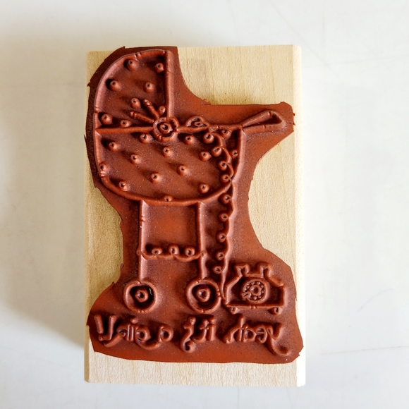 Stampin Up! 2005 Baby Talk Set of 5 Rubber Stamps - Picture 6 of 11